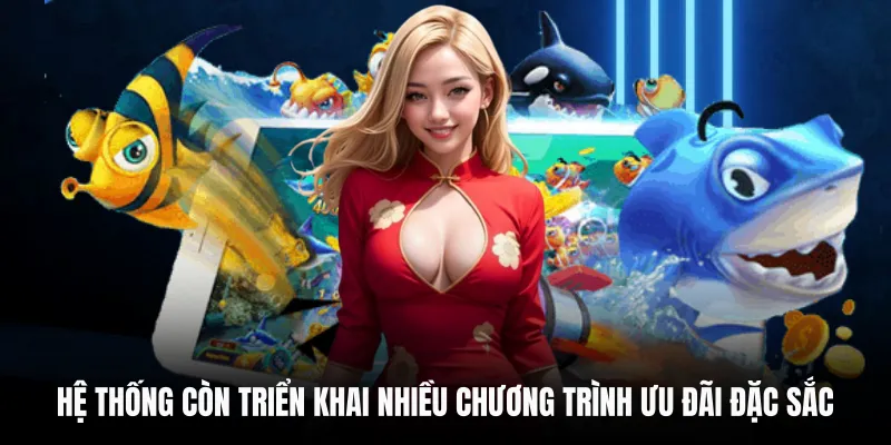 Hệ thống còn triển khai nhiều chương trình ưu đãi đặc sắc